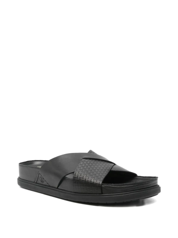 Torford cross-strap leather sandals